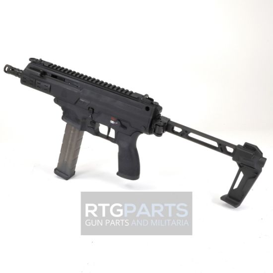 Springfield, Kuna, Semi-automatic Pistol, 40S&W, 6.125" Threaded Barrel, Roller Delayed, M-LOK Handguard, Strike Industries FSA Pistol Brace, Anodized Finish, Black, Two 30rd Magazines, 706397988975, FFL-SPRINGFIELD-KN90640B-FSA, RTG Parts