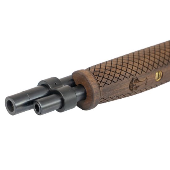 Tippmann Ordnance, Pirate Pistol, Pump Action with Slam Fire, .380ACP, 10" Barrel Threaded 1/2x28, 7+1 Capacity, Steel, Black, Walnut Stock, Treasure Chest Display Case, FFL-TO-DTSR-380, RTG Parts
