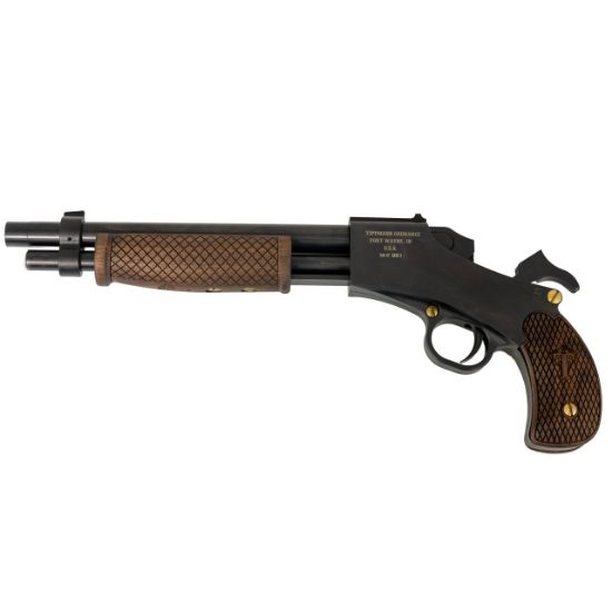 Tippmann Ordnance, Pirate Pistol, Pump Action with Slam Fire, .380ACP, 10" Barrel Threaded 1/2x28, 7+1 Capacity, Steel, Black, Walnut Stock, Treasure Chest Display Case, FFL-TO-DTSR-380, RTG Parts