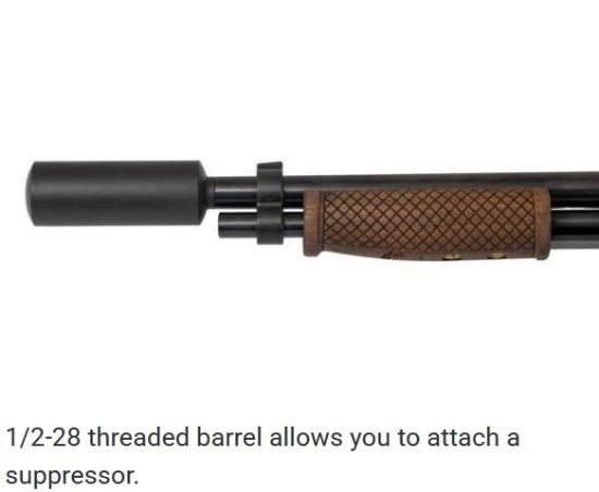 Tippmann Ordnance, Pirate Pistol, Pump Action with Slam Fire, .380ACP, 10" Barrel Threaded 1/2x28, 7+1 Capacity, Steel, Black, Walnut Stock, Treasure Chest Display Case, FFL-TO-DTSR-380, RTG Parts