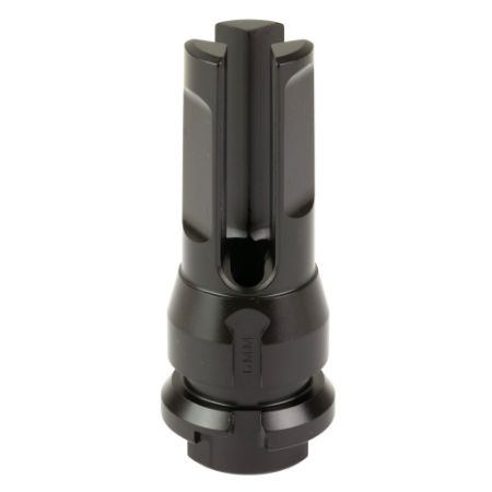 Dead Air Armament, KeyMo GOV Flash Hider, 6MM, 1/2X28 Thread Pitch, Nitride Finish, Black, 810128163972, MIS-DA301GOV, RTG Parts