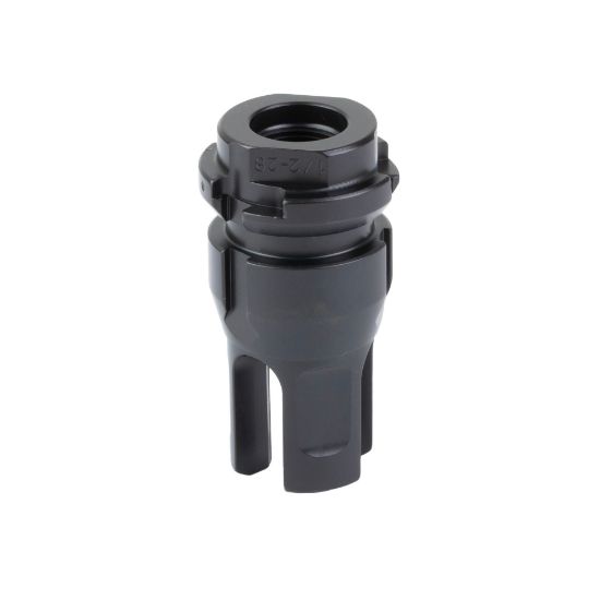 Dead Air Armament, KeyMicro GOV Flash Hider, 9MM, 1/2X28 Thread Pitch, Nitride Finish, Black, 810128163996, MIS-DA115GOV, RTG Parts