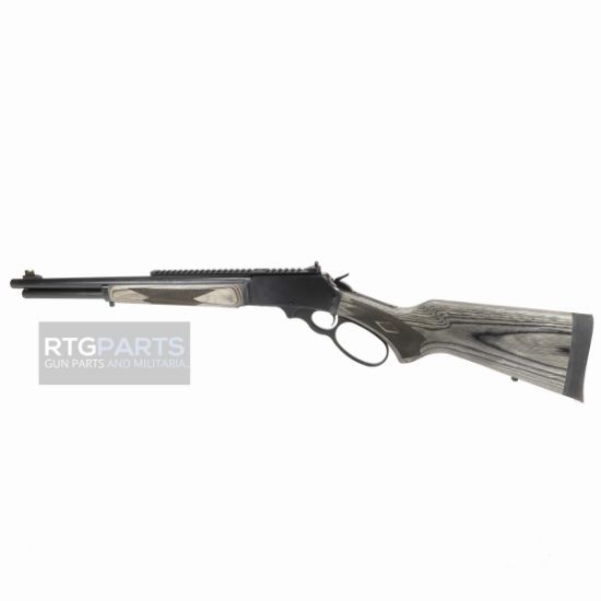 Marlin Firearms, 1895 Guide Gun, Large Loop, Lever Action Rifle, 45-70 Government, 19.10" Threaded Barrel, 11/16X24 Thread Pitch, Satin Blued, Gray/Brown Laminate Stock and Forend, Ghost Ring Rear Sight, Tritium Fiber Optic Front Sight, Crossbolt Safety, 6 Round Tubular Magazine, 736676704798, FFL-MARLIN-70479, RTG Parts