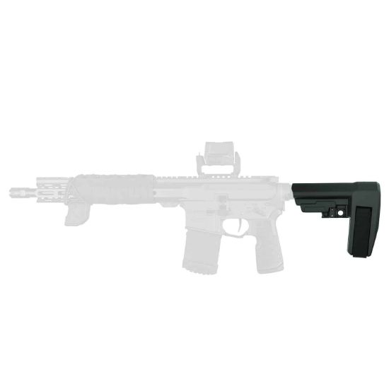 SB Tactical, SBA6, Pistol Stabilizing Brace, Fits AR Carbine Extension, Flat Dark Earth, 5 Position Adjustable, Includes Adjustable Nylon Strap, Made in Collaboration with Die Free Co, SBA6X-01-SB, 699618783582, SB-SBA6X-01, RTG Parts