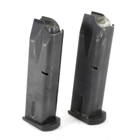 TWO BERETTA OEM 92FS M9 15RD MAGS USED, Just One Available, J1-AFM-260442, RTG Parts