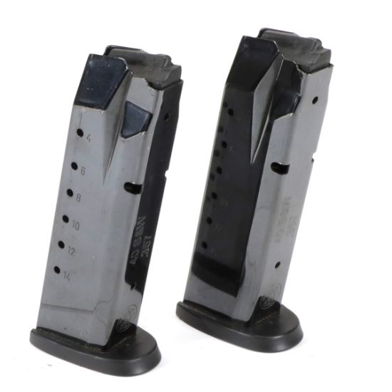 TWO OEM S&W M&P 40/357 15RD MAGS USED., Just One Available, J1-AFM-260443, RTG Parts