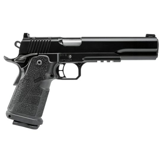 Kimber, DS Warrior LS, Semi-automatic, Metal Frame Pistol, 1911, Full Size, 10MM, 6" Bushing Barrel with Deep Crown, KimPro Finish, Black, Carbon Fiber Grips, Tritium Front Sight, Optics Ready, Includes C&H RMR Optic Mount, Ambidextrous Thumb Safety, (1)-18 Round Magazine and (1)-15 Round Magazine, 669278363042, FFL-KIMBER-3600304, RTG Parts