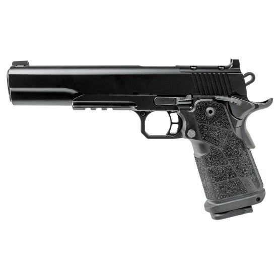 Kimber, DS Warrior LS, Semi-automatic, Metal Frame Pistol, 1911, Full Size, 10MM, 6" Bushing Barrel with Deep Crown, KimPro Finish, Black, Carbon Fiber Grips, Tritium Front Sight, Optics Ready, Includes C&H RMR Optic Mount, Ambidextrous Thumb Safety, (1)-18 Round Magazine and (1)-15 Round Magazine, 669278363042, FFL-KIMBER-3600304, RTG Parts
