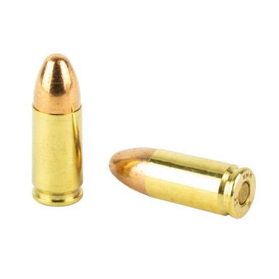 Winchester Ammunition, 9MM NATO 124gr FMJ, W9NATO50, 124 Grain, Full Metal Jacket, 50 Round, 9x19mm, 50rd, FMJ, 020892232617, AMMO-W9NATO50, 9mmammoseek, RTG Parts