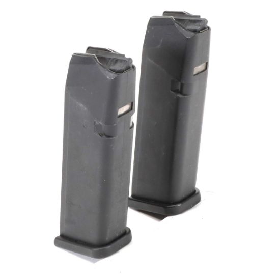 TWO GLOCK OEM G17 17rd 9MM MAGS USED VG, Just One Available, J1-AFM-260496, RTG Parts
