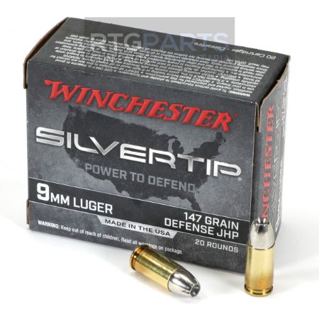 Picture of WINCHESTER SILVERTIP 9MM 147GR JHP, 20RD/BOX