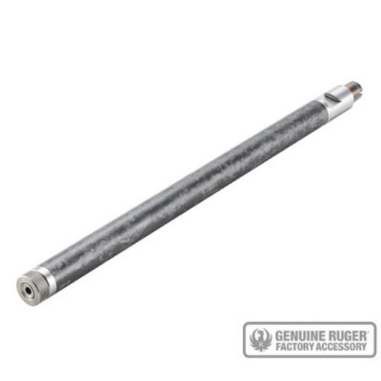 Ruger, Tensioned Barrel, Carbon Fiber Sleeve, 22LR, 16.1", Threaded 1/2X28, Fits Ruger 10/22, Black, Original OEM, 736676909896, RUG-90989, RTG Parts