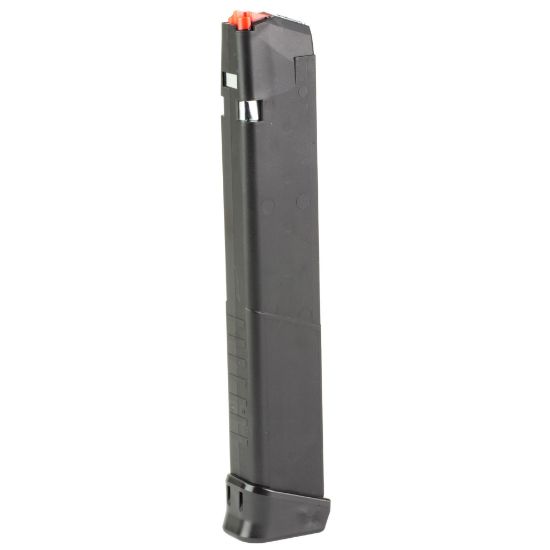 Global Ordnance, Magazine, 9MM, 33 Rounds, Fits GLOCK 17/34, Black, GO-850003223063, RTG Parts