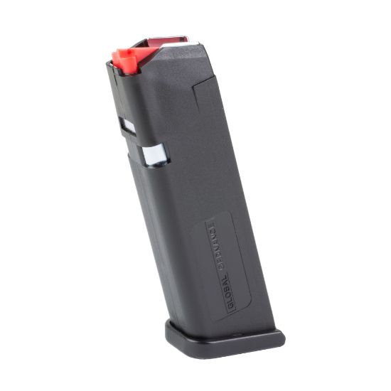 Global Ordnance, Magazine, 9MM, 17 Rounds, Fits GLOCK 17/34/47, Polymer Construction, Matte Finish, Black, 17rd, G17, GO-197892029070, RTG Parts