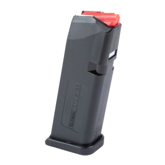 Global Ordnance, Magazine, 9MM, 15 Rounds, Fits Glock 19, Polymer Construction, Matte Finish, Black, 15rd, G19, GO-197892029063, RTG Parts