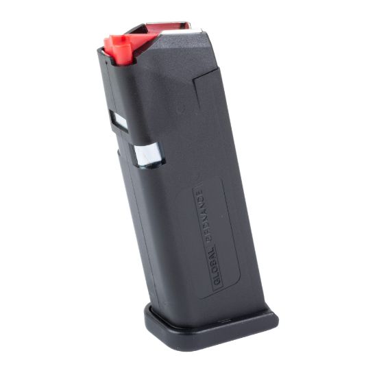 Global Ordnance, Magazine, 9MM, 15 Rounds, Fits Glock 19, Polymer Construction, Matte Finish, Black, 15rd, G19, GO-197892029063, RTG Parts