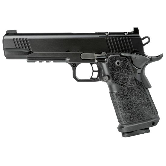 Kimber, DS Warrior LS, Semi-automatic, Metal Frame Pistol, 1911, Full Size, 10MM, 5" Bushing Barrel with Deep Crown, KimPro Finish, Black, Carbon Fiber Grips, Tritium Front Sight, Optics Ready, Includes C&H RMR Optic Mount, Ambidextrous Thumb Safety, (1)-18 Round Magazine and (1)-15 Round Magazine, 669278363035, FFL-KIMBER-3600303, RTG Parts