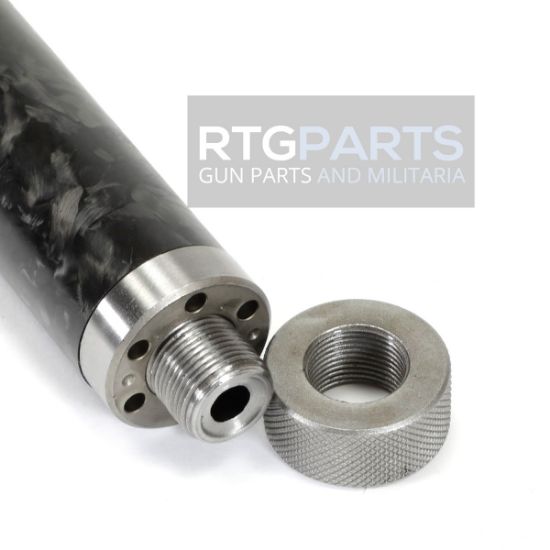 Ruger, Tensioned Barrel, Carbon Fiber Sleeve, 22LR, 16.1", Threaded 1/2X28, Fits Ruger 10/22, Black, Original OEM, 736676909896, RUG-90989, RTG Parts