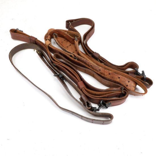 Picture of FOUR USED LEATHER SLINGS