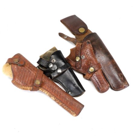 Picture of FOUR LEATHER HOLSTERS USED