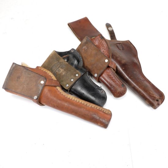 Picture of FOUR LEATHER HOLSTERS USED