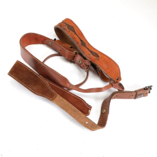 Picture of THREE USED LEATHER SLINGS