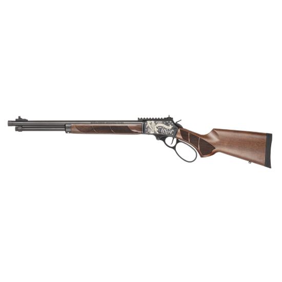 Smith & Wesson, 1854 America 250 Limited Edition, Lever Action Rifle, 44 Magnum, 19.25" Barrel, 11/16X24 Thread Pitch, Armornite Finish, Black, Walnut Stock, XS Ghost Ring Rear Sight, Gold Bead Front Sight, Cross Bolt Safety, 9 Rounds, 022188909760, FFL-SW-14969, RTG Parts