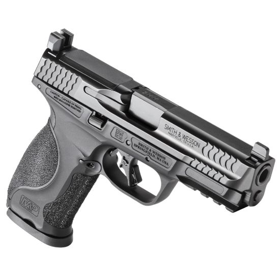 Smith & Wesson, M&P M2.0 Metal, Striker Fired, Semi-automatic, Metal Frame Pistol, Full Size, 9MM, 4.25" Barrel, Armornite Finish, Black, Night Sights, Optics Ready Slide with ACRO Footprint, 17 Rounds, 2 Magazines, 22188905519, FFL-SW-14792, RTG Parts