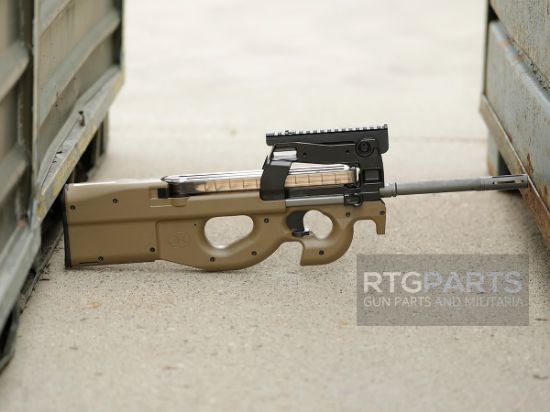 FN America Law Enf, PS90, Semi-automatic, 5.7x28mm, 16.04" Barrel, Matte Finish, Flat Dark Earth, 1 Magazine, 50 Rounds, 3848950501, FFL-FN-3848950501, RTG Parts