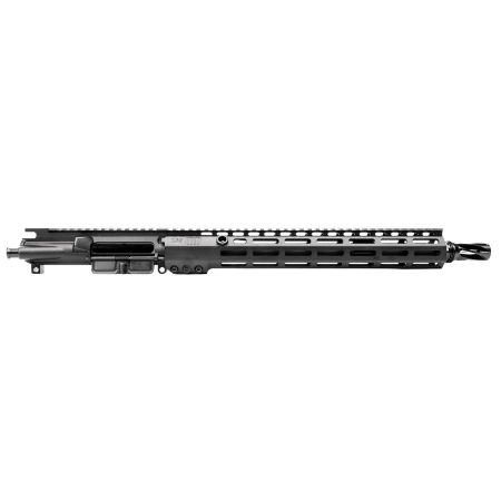 Sons of Liberty Gun Works, M4-L89 Upper Receiver Group, Upper Receiver, 5.56 NATO, 14.5" Barrel with Pinned and Welded HUXWRX Muzzle Device (16" OAL), Fits AR-15, Matte Finish, Black, Includes 13.75" L89 Rail, Does Not Include BCG or Charging Handle, 657628673019, SOL-U-M4L89-556-145-HUX, RTG Parts