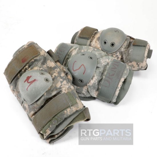 USGI, ACU Knee Pads, Used, Size Small, AT-Digital, BIN-TBD-EP-S, RTG Parts