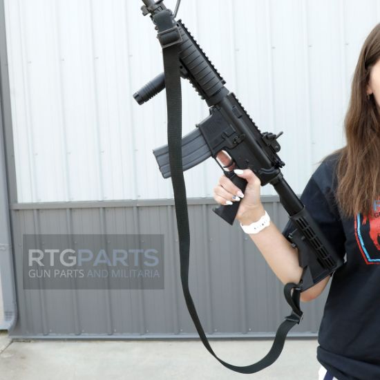 USGI, M4 M16 Sling, Black, 2-Point Design, Used Very-Good Condition, GER-4045, RTG Parts