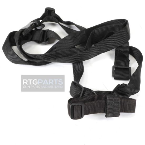 USGI, M4 M16 3-Point Sling, Spec-Ops, Black, New Old Stock, 1005-01-541-1771, GER-4108, RTG Parts
