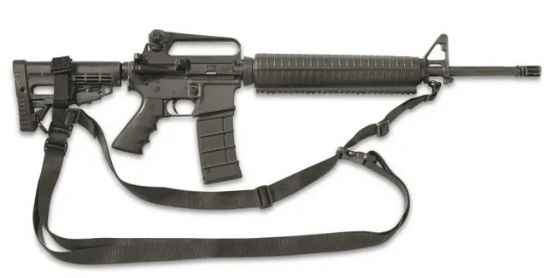 USGI, M4 M16 3-Point Sling, Spec-Ops, Black, New Old Stock, 1005-01-541-1771, GER-4108, RTG Parts