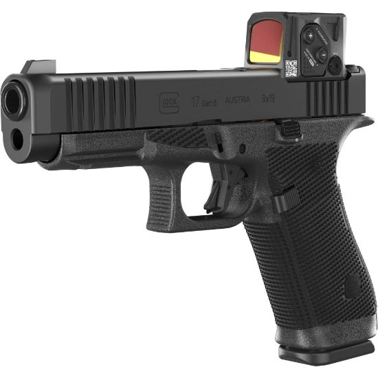 GLOCK, 17 GEN 6 COA, Striker Fired, Semi-automatic, Polymer Frame Pistol, Full Size, 9MM, 4.49" Barrel, DLC Finish, Fixed Sights, Aimpoint COA Optic, 17 Rounds, 3 Magazines, 764503068294, FFL-GLOCK-P61750B03DC8A3, RTG Parts