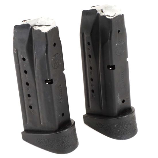 TWO S&W M&P 9C 12RD MAGS USED VG, Just One Available, J1-AFM-260599, RTG Parts