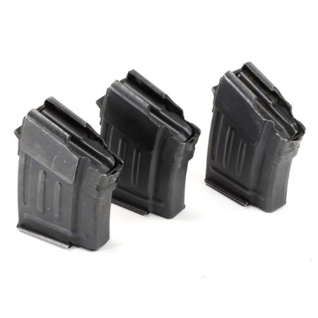 Picture of THREE CHINESE AK47 5RD FLAT BACK MAGS VG