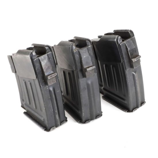 Picture of THREE CHINESE AK47 5RD FLAT BACK MAGS VG