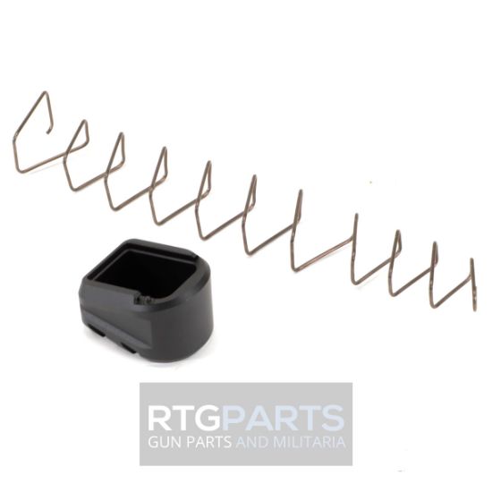 Tyrant CNC, Mag Extension, +3, For Sig Sauer P365 X-Macro, Matte Finish, Black, 764046030079, MIS-TD-P365MAGEX-BLK, RTG Parts