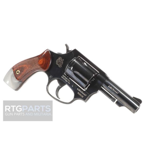 Heritage, Roscoe, TALO Edition, Double/Single Action Revolver, Compact, 38 Special, 3" Barrel, Blued Finish, Black, Rosewood and Pearl Grips, Fixed Sights, 5 Rounds, 727962710166, FFL-HERITAGE-HR38B3RWP, RTG Parts