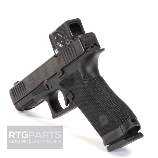 GLOCK, 17 GEN 6 COA, Striker Fired, Semi-automatic, Polymer Frame Pistol, Full Size, 9MM, 4.49" Barrel, DLC Finish, Fixed Sights, Aimpoint COA Optic, 17 Rounds, 3 Magazines, 764503068294, FFL-GLOCK-P61750B03DC8A3, RTG Parts