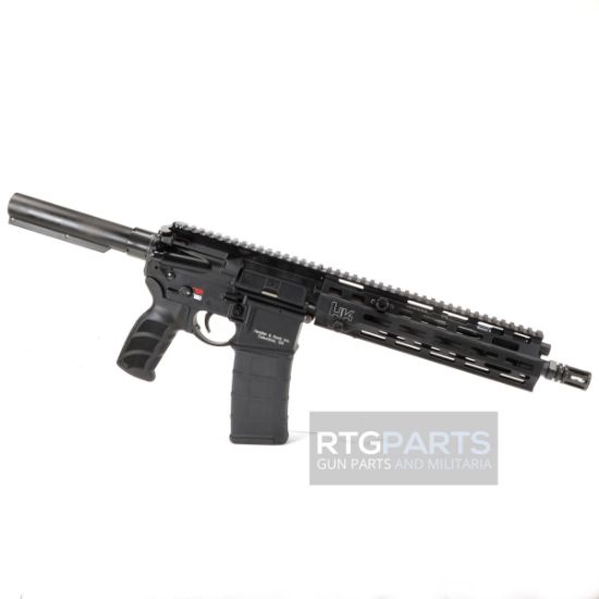Heckler & Koch, MR556 A4, Semi-automatic, Pistol, 223 Remington/556NATO, 11" Barrel, Anodized Finish, Black, M-LOK Free Float Handguard, Adjustable Gas Block, HK USA Enhanced Grip, Ambidextrous Controls, 30rd Magazine, 642230269439, FFL-HKK-81001050, RTG Parts