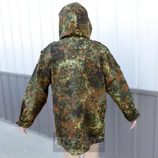 Bundeswehr Flecktarn Camo Field Parka, New Old Stock Condition, Flectarn, FLR-18, FLR-18-A, FLR-18-B, RTG Parts