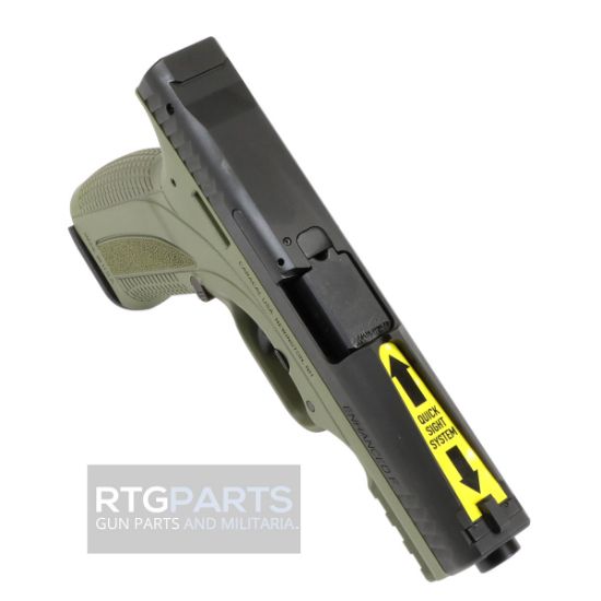 Caracal USA, Enhanced F, 9MM Striker-Fired Pistol With Quick Sight System, OD Green, Two 18rd Magazines, ODG/BLK, 819558020404, FFL-CAR-U80021157, RTG Parts