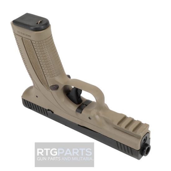 Caracal USA, Enhanced F, 9MM Striker-Fired Pistol With Quick Sight System, Tan, Two 18rd Magazines, Tan/BLK, 819558020213, FFL-CAR-U80021118, caracalpistol, caracalQSS,  RTG Parts