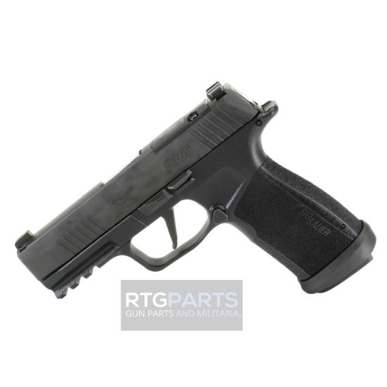  Sig Sauer, P365, XMACRO TACOPS, Compact, 9MM, 3.7" Barrel, Matte Finish, Black, Detachable Magwell, Extended Slide Catch Lever, Xray 3 Day/Night Sights, Optic Ready, 17 Rounds, 4 Magazines, X-Macro, 798681681686, FFL-SIG-365XCA-9-TACOPS, RTG Parts