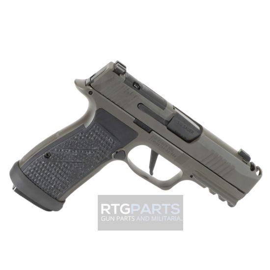 Sig Sauer, P365 AXG Legion, Striker Fired, Semi-automatic, Metal Frame Pistol, Sub-Compact, 9MM, 3.1" Barrel, Cerakote Finish, Legion Gray, G10 Grips, XRAY3 Day/Night Sights, Optic Ready, Compensator, 17 Rounds, 3 Magazines, XMacro, 798681686575, FFL-SIG-365AXGCA-9-LEGION, RTG Parts