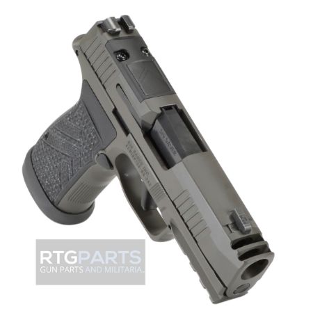 Sig Sauer, P365 AXG Legion, Striker Fired, Semi-automatic, Metal Frame Pistol, Sub-Compact, 9MM, 3.1" Barrel, Cerakote Finish, Legion Gray, G10 Grips, XRAY3 Day/Night Sights, Optic Ready, Compensator, 17 Rounds, 3 Magazines, XMacro, 798681686575, FFL-SIG-365AXGCA-9-LEGION, RTG Parts