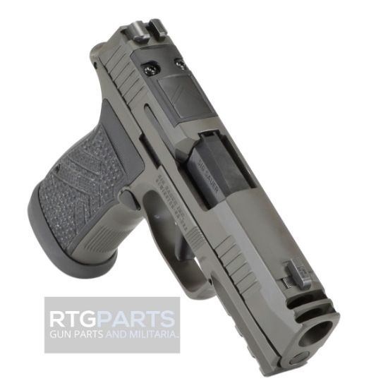 Sig Sauer, P365 AXG Legion, Striker Fired, Semi-automatic, Metal Frame Pistol, Sub-Compact, 9MM, 3.1" Barrel, Cerakote Finish, Legion Gray, G10 Grips, XRAY3 Day/Night Sights, Optic Ready, Compensator, 17 Rounds, 3 Magazines, XMacro, 798681686575, FFL-SIG-365AXGCA-9-LEGION, RTG Parts