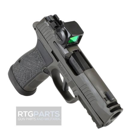 Sig Sauer, P365 AXG Legion, Striker Fired, Semi-automatic, Metal Frame Pistol, Sub-Compact, 9MM, 3.1" Barrel, Cerakote Finish, Legion Gray, Romeo-X Compact Red Dot Sight, G10 Grips, XRAY3 Day/Night Sights, Optic Ready, Compensator, 3x17rd Mags, Xmacro, 798681691913, FFL-SIG-365AXGCA-9-LEGION-RXX, RTG Parts